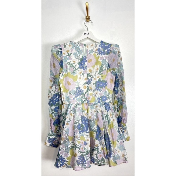 BARDOT Zelina Mixed Floral Minidress in Spring Floral Size US 2 - Picture 6 of 14